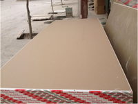 Tuile de plafond en gypse 9mm/12mm Plaque de plâtre pour cloisons sèches à bas prix Panneau de gypse étanche 1200*3000/1220*3600