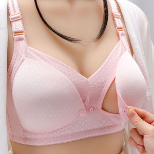 Biancheria <span class=keywords><strong>intima</strong></span> donna taglie forti biancheria <span class=keywords><strong>intima</strong></span> senza fili chiusura frontale reggiseno da <span class=keywords><strong>allattamento</strong></span> comodo per le donne incinte - Product Image 2