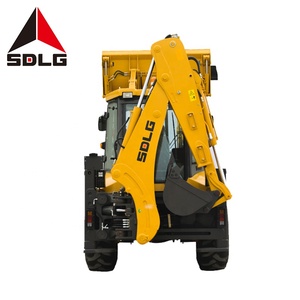 Tracteur compact 4x4 SDLG B877F de haute qualité avec chargeur frontal et pelle rétrocaveuse, chargeur chinois - Product Image 4