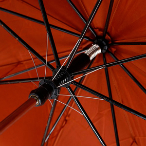 Biểu tượng tùy chỉnh lớn bằng gỗ xử lý bán tự động điều khiển gấp ô Windproof <span class=keywords><strong>2</strong></span> gấp Mưa Ô Golf với in logo - Product Image 4