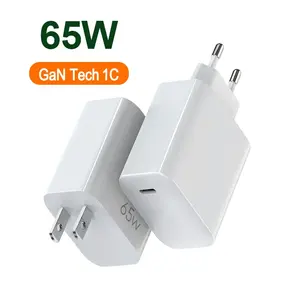 Hot Selling Us Plug Voor Smart Phone 65W Usb C Lader Adapter Met Etl/Fcc Certificering