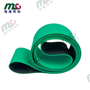 Minsen Green Pu <b>Elastic</b> <b>Belt</b> Anti Static For Silicon Wafer Processing Equipment Conveyor <b>Belt</b> - Product Image 1