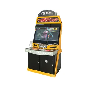 32 inch chiến đấu thẳng đứng tủ máy đồng tiền hoạt động nhà máy nhà máy Giá retro cổ điển arcade trò chơi video máy