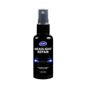 Kit de réparation de phares de voiture NIKO, liquide transparent 50 ml, polissage, anti-rayures, kit d'entretien, pulvérisation à sec, rétroviseur - Product Image 1