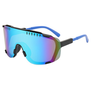 Oversized Cycling Sunglasses 9929 Polarized UV400 Protection <b>White</b> <b>Frame</b> Outdoor Sports Fishing Sun Protection - Product Image 4