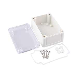 Boîtier de distribution et de jonction pour électronique et instruments, étanche IP68, en plastique ABS PC, avec couvercle transparent, 102*70*52mm - Product Image 1