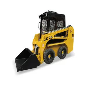 Bánh xe loại 350kg jc25 Skid chỉ đạo Bộ nạp với EPA Kubota động cơ