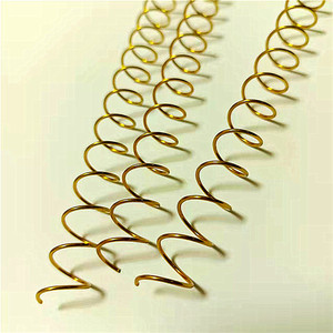 Fil de <span class=keywords><strong>reliure</strong></span> en <span class=keywords><strong>spirale</strong></span> <span class=keywords><strong>métallique</strong></span> recouvert de nylon pour carnet - Product Image 6