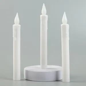 A batteria Flameless Floating lume di candela a LED con bacchetta magica a distanza appeso candele per albero di natale