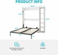 Meubles de lit escamotable personnalisés modernes pour Queen King Twin Sizes Lit mural pliable pour salon et hôtel-Factory Direct