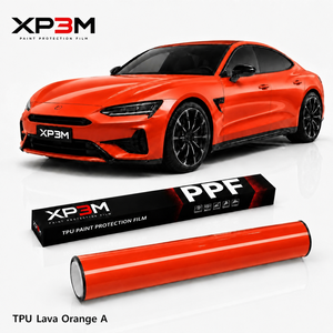 ฟิล์มกันรอยรถยนต์ XP3M Lava Orange A Gloss TPU PPF ความหนา 7.5 มิล ซ่อมแซมตัวเองได้ ป้องกันรอยขีดข่วน ป้องกันสีเหลือง ช่องระบายอากาศ - Product Image 1