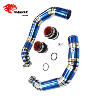 Tubería de Admisión de Alto Rendimiento para BMW M3 M4 M2C F80 F82 F87 S55, Ajuste Directo, Soldadura TIG, Aluminio con Manguera de Silicona