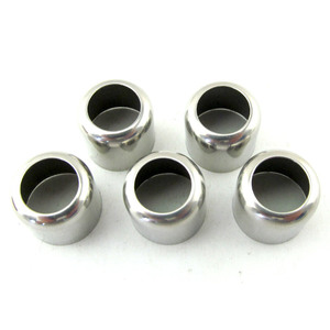 Muxiang Tobacco Pipe With Silver Metal Rings Bent Type For DIY Custom Smoking Pipes - Product Image 3