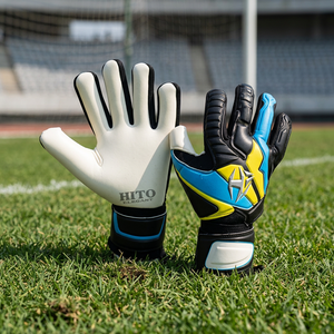 Gants de gardien de but en caoutchouc haute densité de qualité supérieure, nouvelle arrivée, meilleur choix pour les joueurs de football, vêtements de football en silicone de haute qualité - Product Image 3