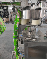 Machine d'emballage verticale automatique à grande vitesse pour sachets de sucre granulé, bonbons, sucettes, barres chocolatées, avec film plastique et moteur