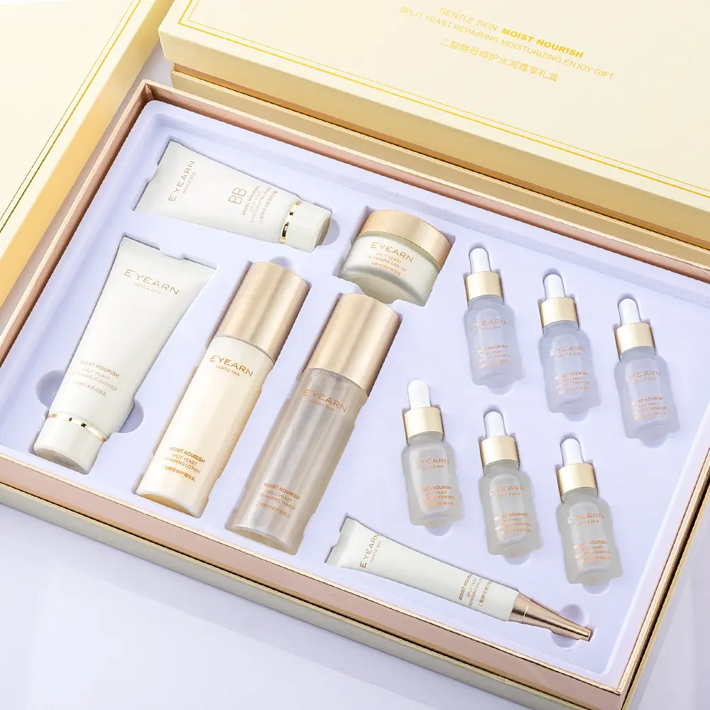 Oem Bifida Gisten Lysate Huidverzorging Set Fiirming & Vitaliserende Anti-Rimpel Hydraterende Voor Doffe Droge Huid Luxe gift Box Sets