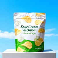 Sachet Doypack Personnalisé en PE pour Chips, Chips de Pommes de Terre, Chips de Banane, Stockage d'Aliments Sucrés - Recyclable