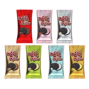 Biscuit Factory Nouveau produit 7 saveurs mélangées 803g Boîte de conserve classique Emballé individuellement <span class=keywords><strong>Mini</strong></span> biscuits sandwich au <span class=keywords><strong>chocolat</strong></span> - Product Image 2