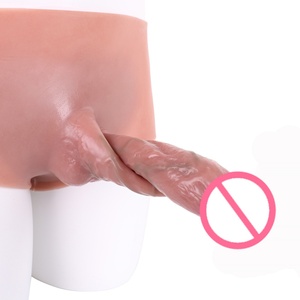SXXY Funda de Pene Curva Realista, Pantalones Elásticos de Alta Elasticidad, Juguetes Sexuales para Hombres, Alargador de Pene, Dildo Hueco Portátil, Productos Eróticos - Product Image 2