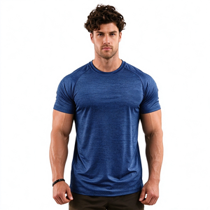 Camisetas Deportivas Personalizadas Baratas al por Mayor para Hombre, Camisetas de Poliéster 100%, Camisetas Deportivas de Gimnasio con Elastano, Camisetas Deportivas de Secado Rápido para Hombre - Product Image 5