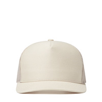 Op maat gemaakte OEM Oxford Dobby Dot Trucker petten met 3D geborduurd logo, baseballcap, UV-bescherming, brede klep, achterkant van mesh, polyester/katoen