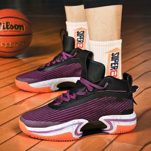 Zapatillas de Baloncesto NAIKEWAY con LOGO Personalizado para Hombre Diseño Original OEM Retro para Exteriores Estilo Baloncesto de Combate Real - Product Image 4