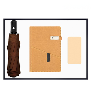 Il Set <span class=keywords><strong>regalo</strong></span> Business 3-in-1 di lusso per uomo e donna include A5 Power Bank ombrello pieghevole per Notebook-per le promozioni natalizie - Product Image 3
