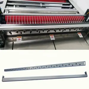 800mm Hot Sale up and down straight cutting blade Paper Pvc Film Label for Automatic Vertical Integrated Machine