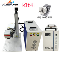 Machine de marquage laser UV portable 3W 5W 10W pour gravure sur plastique, peinture sur feuilles, verre, cuir, métal