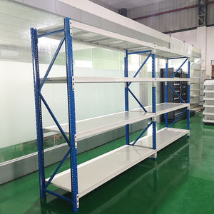 Étagères et supports empilables à usage moyen pour stockage en métal et en acier Étagères d'entrepôt Système de rayonnage Fournitures - Product Image 5