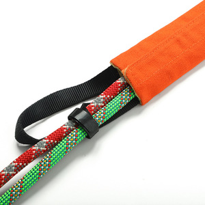 Protecteur de corde de sauvetage Xinda Kevlar orange, résistant à l'usure et aux produits chimiques, non épissable, avec fermeture Velcro - Product Image 2