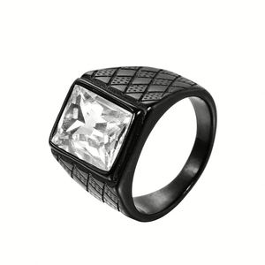 Anillo de Sello Chapado en Oro con Amatista, Gema Púrpura Intensa, Superficie Texturizada, Anillo de Lujo para Hombre, Diseño Vintage Atrevido - Product Image 5