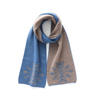 Écharpe en tricot de cachemire pour femmes de luxe accessoire de mode hiver chaud Jacquard tricoté motif écharpe en cachemire