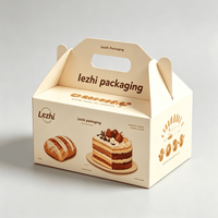 Boîtes à gâteaux miniatures personnalisées imprimées, boîtes à biscuits de qualité alimentaire pour emballages à emporter, emballages pour bonbons, emballages alimentaires