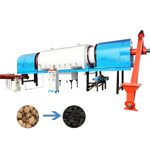 Máquina Profesional para Hacer Carbón de Coco, Precio de Fábrica, Horno de Carbonización Rotatorio sin Humo - Product Image 1