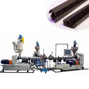 Made in China automobile TPV TPE TPU PVC SPVC sealing strip extruder machine