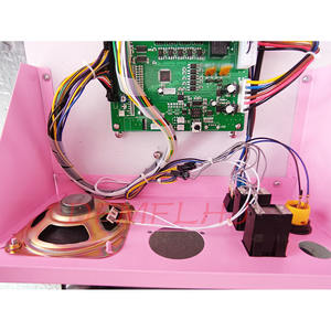 آلة مخلب صغيرة، طقم تجميع ذاتي، رافعة ألعاب بذراع 30 سم، مع لوحة ألعاب LCD، طاقة 24 فولت، إضاءة LED، عصا تحكم، مستشعر، قارئ عملات، جهد 220 فولت - Product Image 3