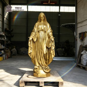 Sculpture religieuse classique TREVI en bronze grandeur nature pour église, service de moulage à la cire perdue sur mesure pour commémoration catholique - Product Image 1