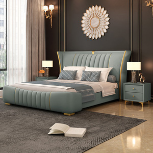 <span class=keywords><strong>Letto</strong></span> Super King Size con Testiera Funzionale per <span class=keywords><strong>Hotel</strong></span>, Personalizzabile, Arredamento di Lusso - Product Image 3