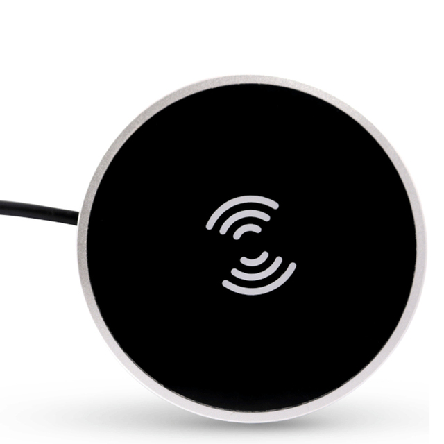 Embedded Desktop Magnetic Wireless Charger Portable High Speed Inductive Charging Station For Universal Mobile Phones