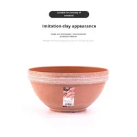 Pot Bunga Plastik Imitasi Keramik Model Samit Langsung dari Pabrik, Pot Clematis Silinder Tinggi Gaya Nordik, Pot Besar