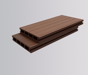 กลวง WPC ไม้พลาสติกคอมโพสิตกันน้ำกลางแจ้งพื้นระเบียง WPC สวนภูมิทัศน์และ Decking - Product Image 5