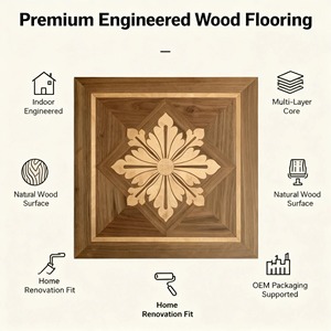 <span class=keywords><strong>Parquet</strong></span> Artistique en Bois <span class=keywords><strong>Massif</strong></span> Style Versailles Personnalisé - <span class=keywords><strong>Prix</strong></span> de Gros, Faible MOQ - Product Image 3