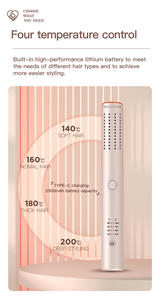 Nuevo Lanzamiento 2026: Rizador y Plancha de Pelo Inalámbrico 2 en 1 Portátil con Flujo de Aire y Conexión Tipo-C para Viajes - Product Image 5