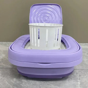 Lavadora Portátil Automática para Bebés con Alimentación USB/CA, Cuidado Suave de la Ropa para Bebés y Uso Familiar, Viajes al Aire Libre/Hotel - Product Image 1