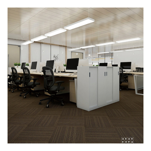 Tappeto in PVC commerciale sostituibile 25*100cm soluzione <span class=keywords><strong>Texture</strong></span> tinto in polipropilene tappeto per ufficio piastrelle per sala riunioni per ufficio - Product Image 5