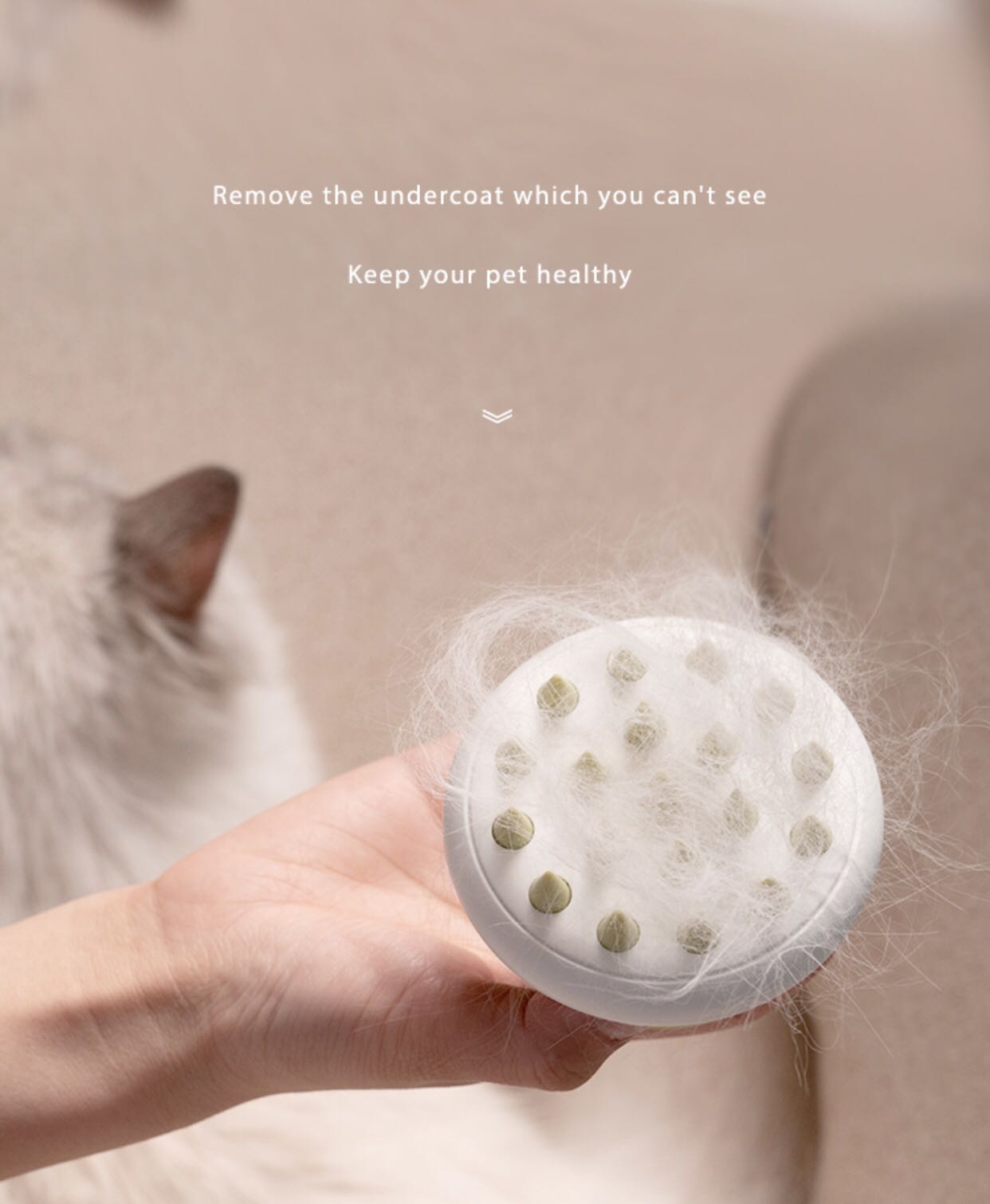 ABS Pet Grooming Tool Dog Hair Massage Grooming Brush