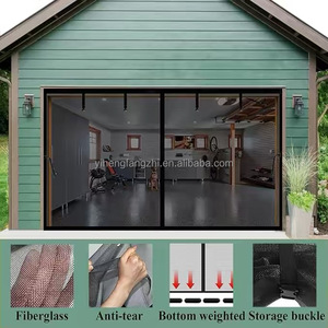 Red magnética para puerta de patio con malla mosquitera de doble costura y borde reforzado para mayor durabilidad - Product Image 1