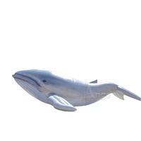 Ballon de requin gonflable décoratif pour aquarium, poisson requin suspendu gonflable