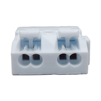 Connecteur de câblage rapide BELEKS 2 broches haute température 450V 20-16 AWG, bornier électrique mince T110 avec contact en acier inoxydable